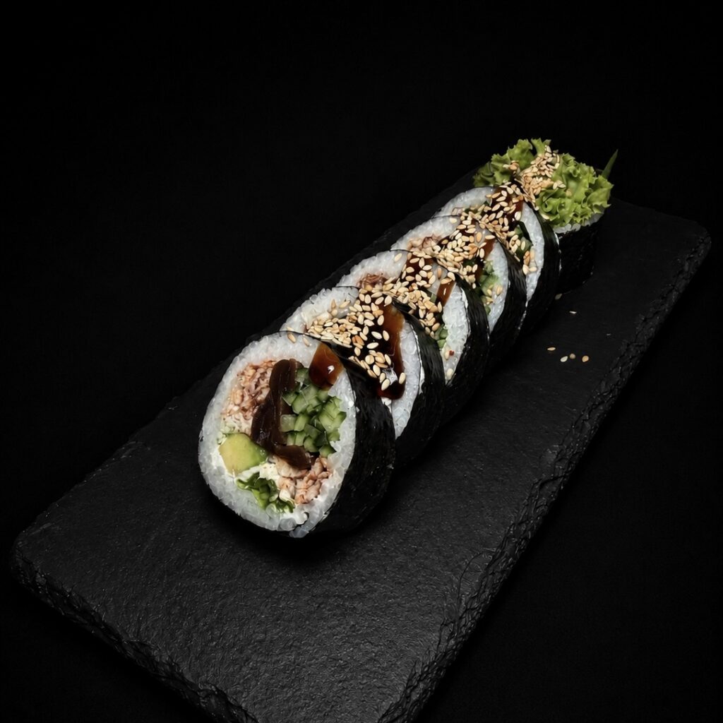 Futomaki z węgorzem