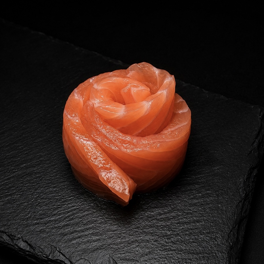 Sashimi z łososiem