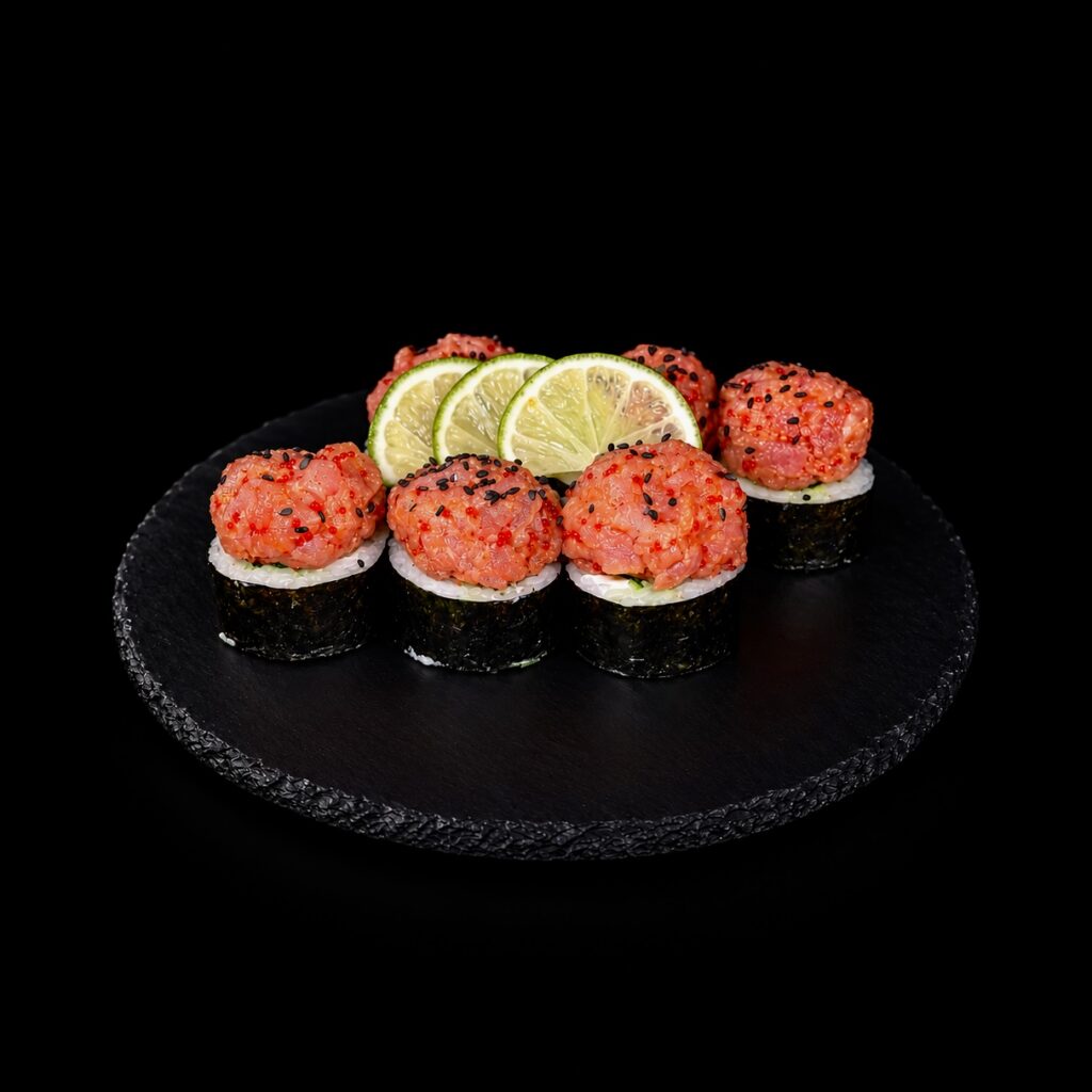 Futomaki z tatarem z maguro
